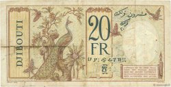 20 Francs YIBUTI  1936 P.07b MBC