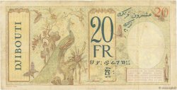 20 Francs DSCHIBUTI   1941 P.07A S