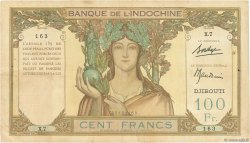 100 Francs DJIBOUTI  1931 P.08 pr.TB