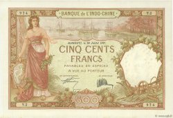 500 Francs DJIBOUTI  1927 P.09a AU
