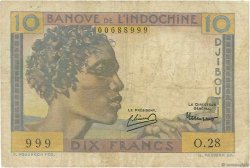 10 Francs DJIBUTI  1946 P.19