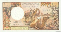 1000 Francs FRENCH AFARS AND ISSAS  1975 P.34 FDC