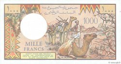 1000 Francs DJIBUTI  1991 P.37d FDC