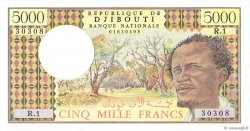 5000 Francs DJIBOUTI  1979 P.38a