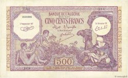 500 Francs ALGERIA  1944 P.095 VF+