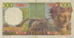 500 Francs ALGERIA  1951 P.106a VF
