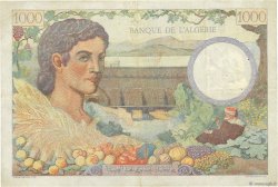 1000 Francs ALGERIA  1942 P.086 VF