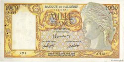 1000 Francs ALGERIEN  1947 P.104 VZ