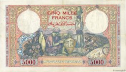 5000 Francs ALGERIA  1942 P.090 VF