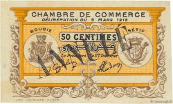 50 Centimes Annulé ALGERIEN Bougie - Sétif 1918 JP.139.04 fST