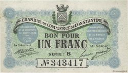 1 Franc ALGERIA Constantine 1915 JP.140.04 AU