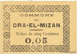 5 Centimes ARGELIA Dra-el-Mizan 1917 JPCV.01 FDC
