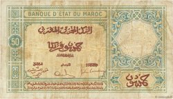 50 Francs MAROC  1932 P.19 TB