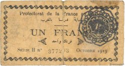1 Franc MAROCCO  1919 P.06b MB