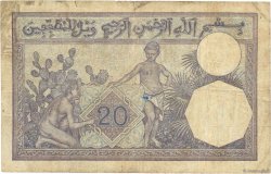 20 Francs TúNEZ  1929 P.06b BC