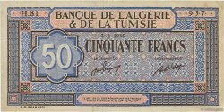50 Francs TUNISIA  1949 P.23 q.BB