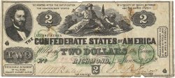 2 Dollars 美利堅聯盟國  1862 P.42 F+