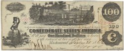 100 Dollars Гражданская война в США  1862 P.43b VF+