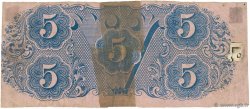 5 Dollars ESTADOS CONFEDERADOS DE AMÉRICA  1862 P.51c BC