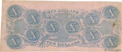 10 Dollars 美利堅聯盟國  1862 P.52a VF