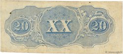 20 Dollars 美利堅聯盟國  1862 P.53c F