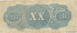 20 Dollars Гражданская война в США  1863 P.61b F