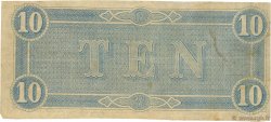 10 Dollars CONFEDERATE STATES OF AMERICA  1864 P.68 VF