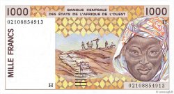 1000 Francs STATI AMERICANI AFRICANI  2002 P.611Hk FDC