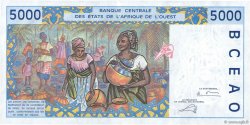 5000 Francs WEST AFRICAN STATES  2002 P.613Hk XF
