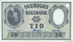 10 Kronor Annulé SUÈDE  1959 P.43g ST