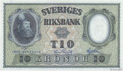 10 Kronor SUÈDE  1960 P.43h UNC-