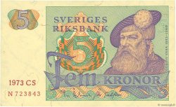 5 Kronor SWEDEN  1973 P.51c UNC