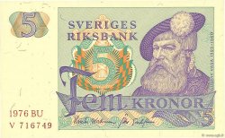 5 Kronor SUÈDE  1976 P.51c SC+