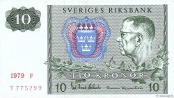 10 Kronor SUÈDE  1979 P.52d EBC
