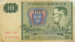 10 Kronor SUÈDE  1983 P.52e MB
