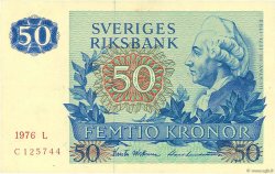 50 Kronor SWEDEN  1976 P.53b VF+