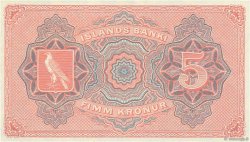 5 Kronur Non émis ISLANDIA  1920 P.15r SC