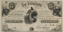 5 Forint UNGARN  1852 PS.143r1 VZ+