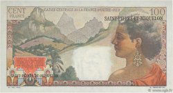 100 Francs La Bourdonnais SAN PEDRO Y MIGUELóN  1946 P.26 SC+