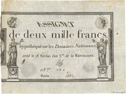 2000 Francs FRANCE  1795 Ass.51a F - VF