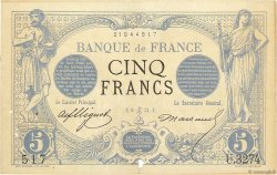5 Francs NOIR FRANKREICH  1873 F.01.24 SS