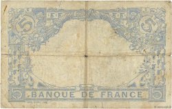 5 Francs BLEU lion inversé FRANCE  1916 F.02bis.04 VG