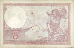 5 Francs FEMME CASQUÉE modifié FRANCIA  1939 F.04.04 BC