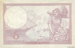 5 Francs FEMME CASQUÉE modifié FRANKREICH  1939 F.04.12 fVZ