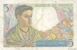 5 Francs BERGER FRANKREICH  1943 F.05.01 S