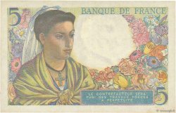 5 Francs BERGER FRANCE  1943 F.05.02 VF