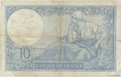 10 Francs MINERVE Numéro radar FRANCE  1928 F.06.13 TB