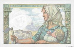 10 Francs MINEUR FRANCE  1941 F.08.01 AU-