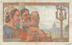 20 Francs PÊCHEUR FRANKREICH  1942 F.13.02 S