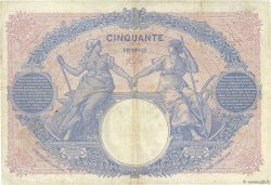 50 Francs BLEU ET ROSE Numéro spécial FRANCIA  1915 F.14.28 MB